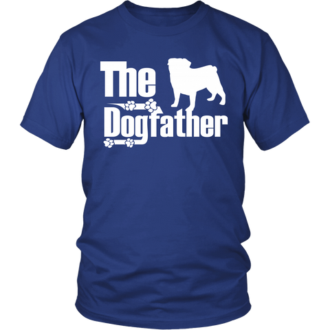 Pug Lover - The Dogfather - T Shirt - Pug Fans - FREE Shipping